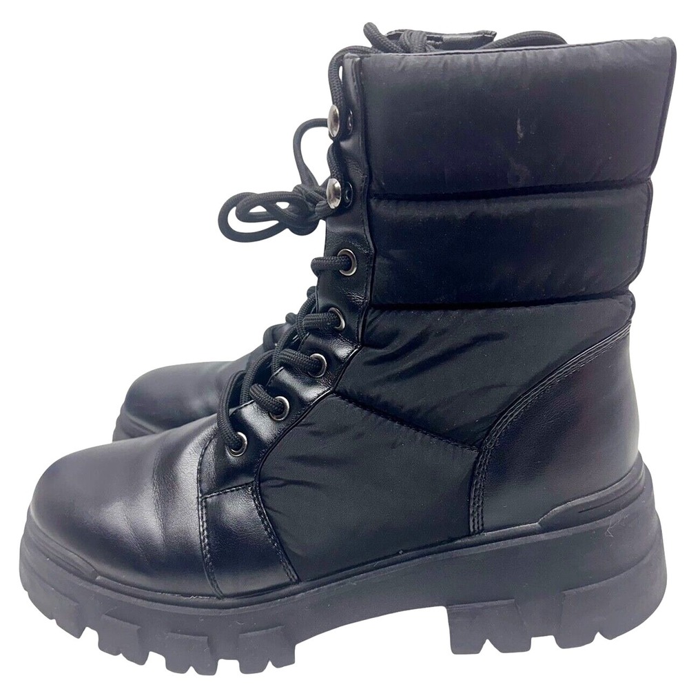 MARC FISHER  Adie 2 Black, Lace Up, Combat Boot, Women / Size‎ 9.5 [154 0621] - Picture 6 of 13